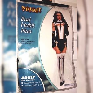 Bad Habit Nun Halloween Costume 🎃 👻